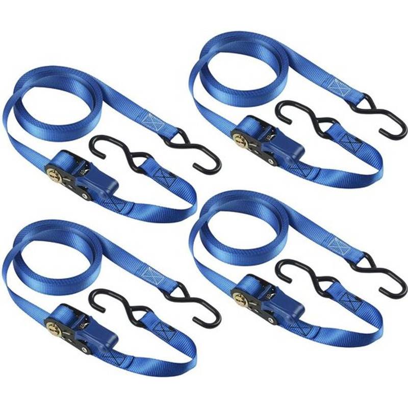 MasterLock 4 Zurrgurte 5m blau mit Ratsche 4367EURDAT