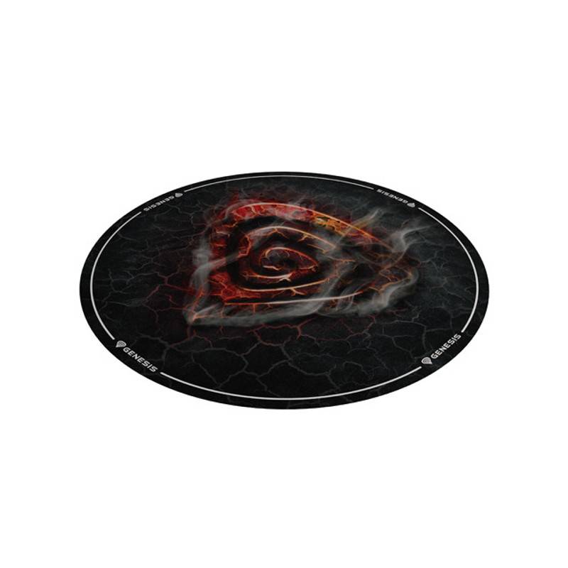 Genesis Bodenschutzmatte TELLUR 400 ROUND LAVA (1,0m) Multimedia-Technik Gaming-Zubehör