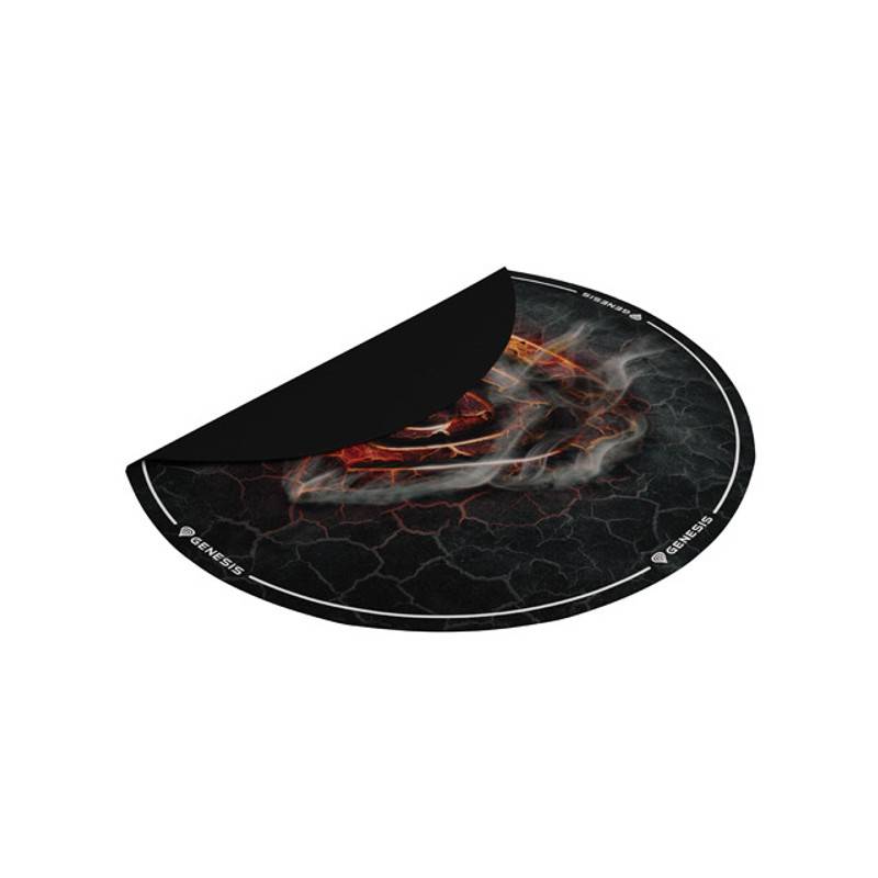 Genesis Bodenschutzmatte TELLUR 400 ROUND LAVA (1,0m) Multimedia-Technik Gaming-Zubehör