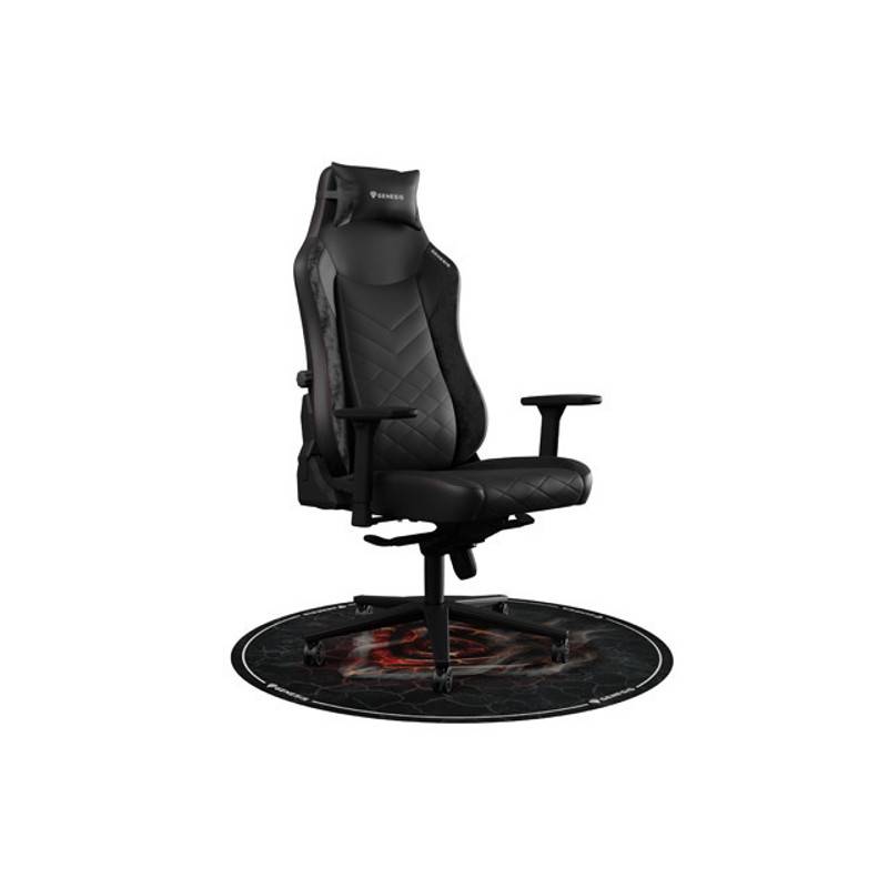 Genesis Bodenschutzmatte TELLUR 400 ROUND LAVA (1,0m) Multimedia-Technik Gaming-Zubehör