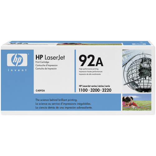 HP Toner 92A Original Schwarz 2500 Seiten C4092A