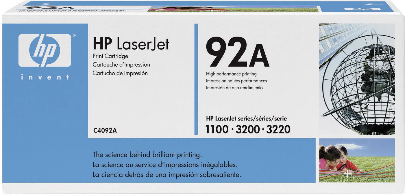 HP Toner 92A Original Schwarz 2500 Seiten C4092A