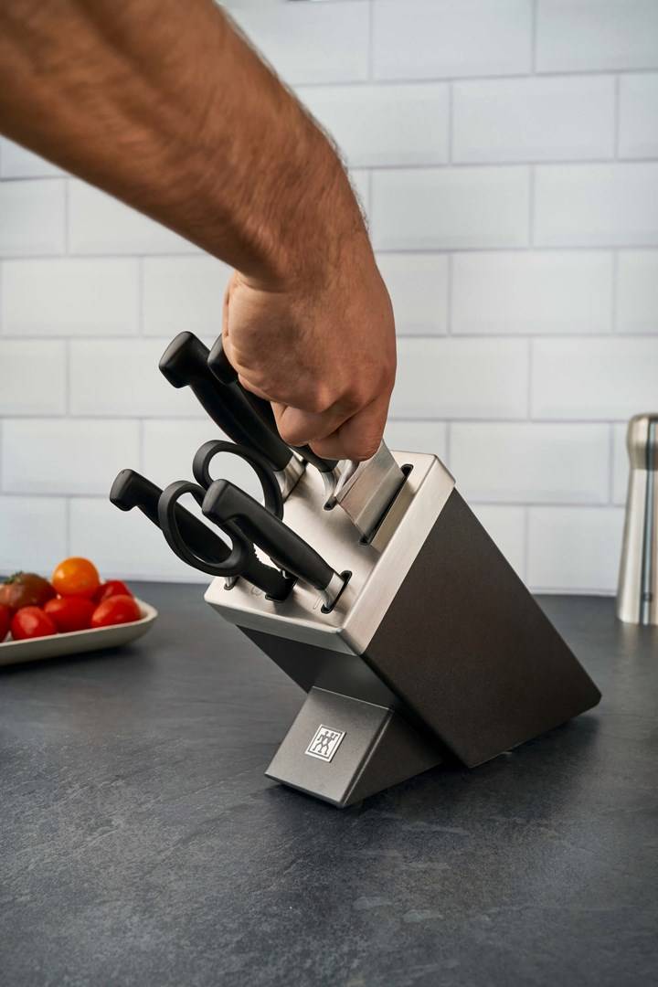 ZWILLING Four Star - Set Messerblock und Messer