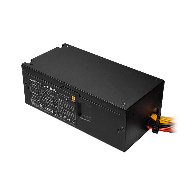 Chieftec Smart GPF-500G, 500 W, 100 - 240 V, 47 - 63 Hz, 8 A, 3,6 W, 12,5 W