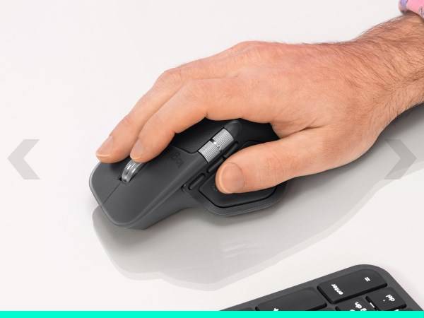 Logitech MX Master 4 for Business kabellose Maus, Graphite 910-007617
