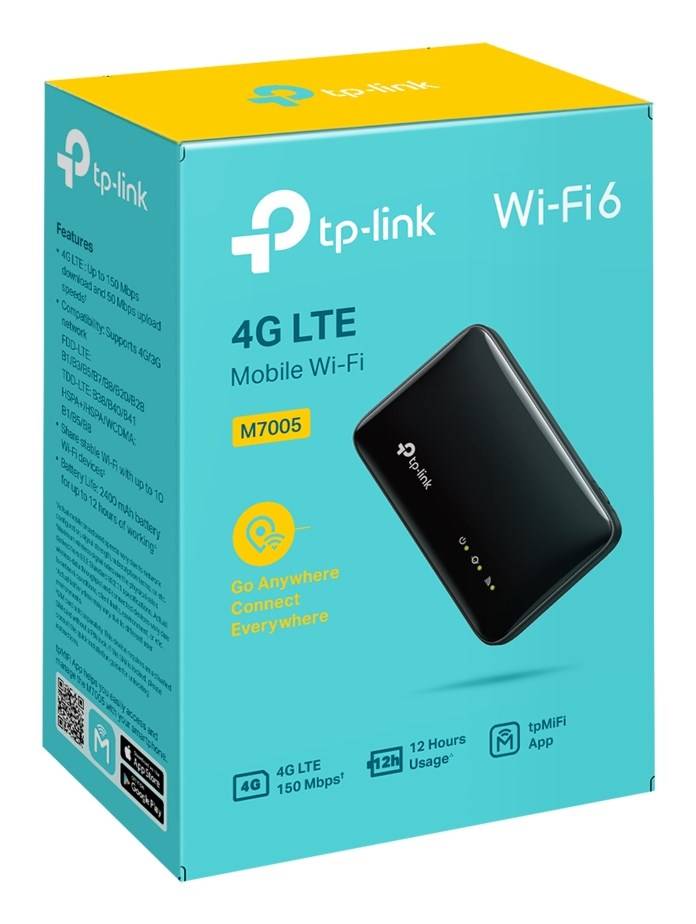 TP-LINK 4G LTE mobile Wi-Fi BUILD-IN L Router WLAN 0,15 Gbps Kabellos