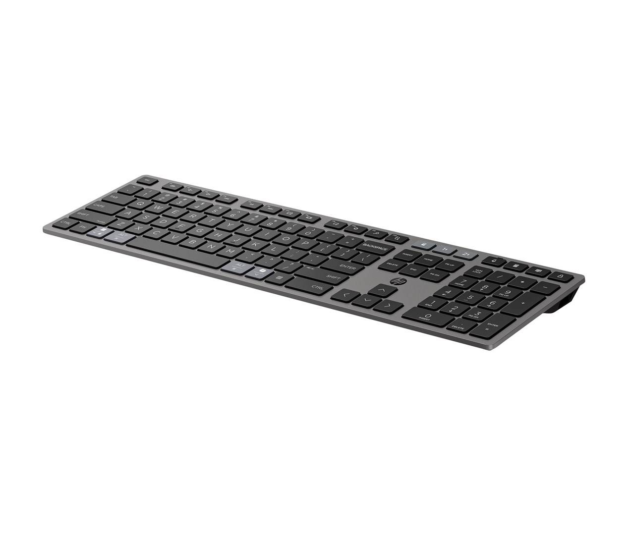 HP 720 Multi-Device Rchrgbl WL KBD Tastatur QWERTY Bluetooth England CB FCC