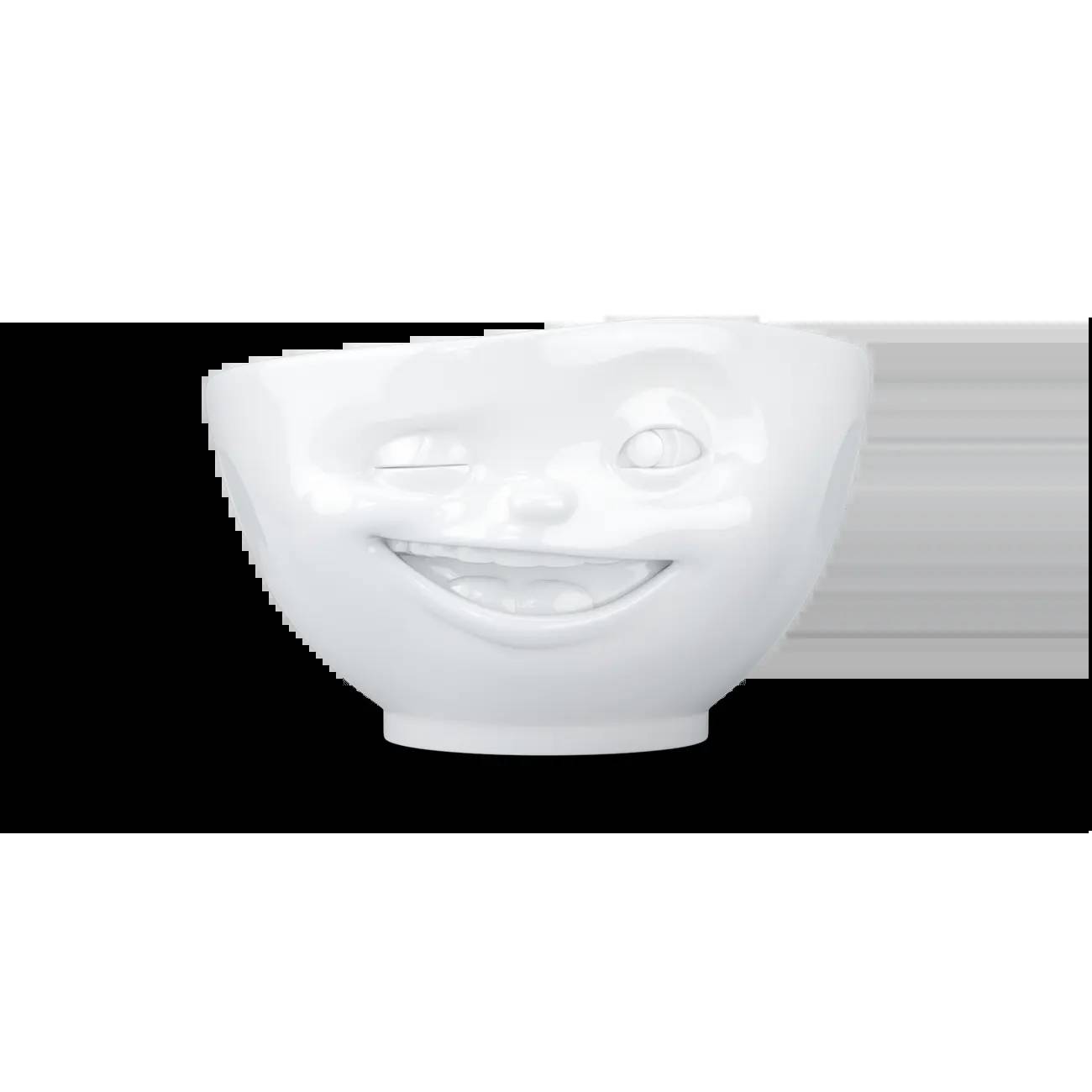 FIFTYEIGHT Schale 500ml - Zwinkernd weiß