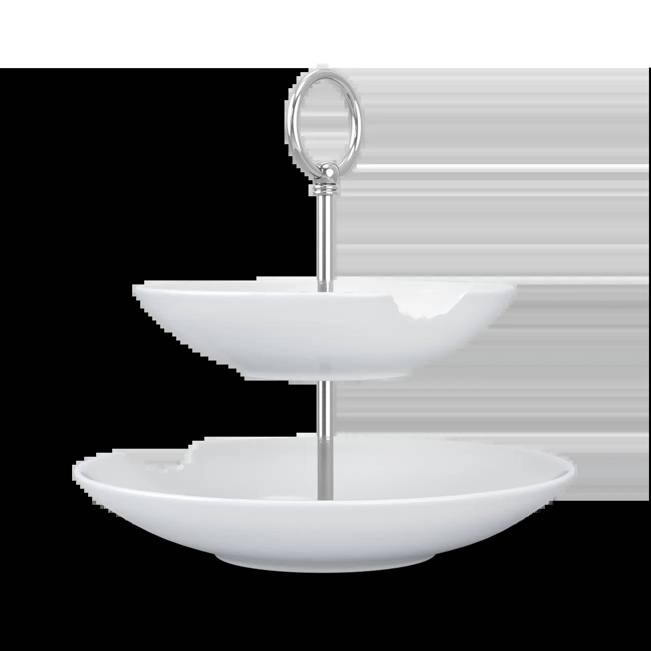 FIFTYEIGHT Food-Tempel 2 Stufig, tiefe Teller mit Biss