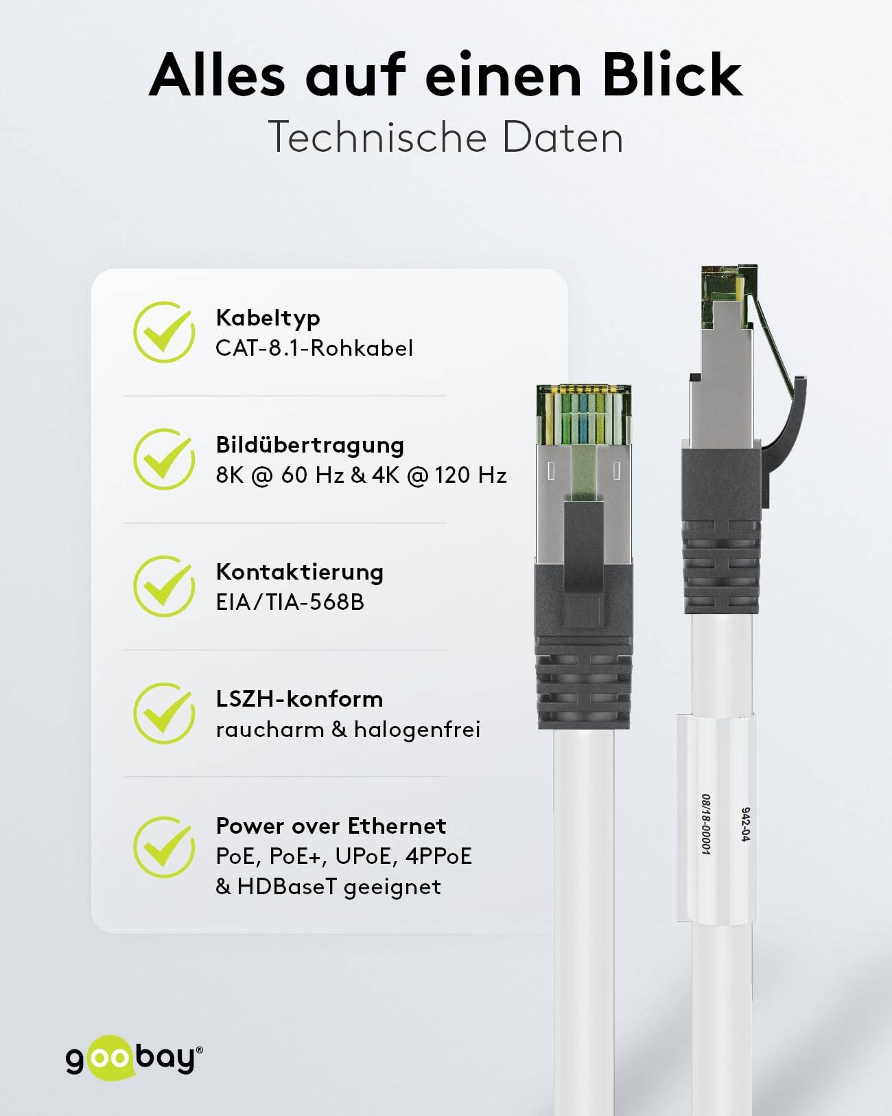Goobay Dual USB Netzteil 65W Schnellladegerät PD, 2fach Port 1x USB-C &amp; 1x USB-A, Mini GaN Adapter, Schwarz