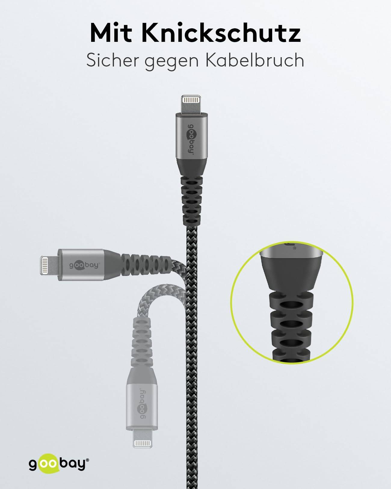 Goobay 59622 Glasfaserkabel FTTH Singlemode OS2 Simplex 100 Gbit/s SC-APC auf SC-UPC Patchkabel halogenfrei Weiß 10.00 m