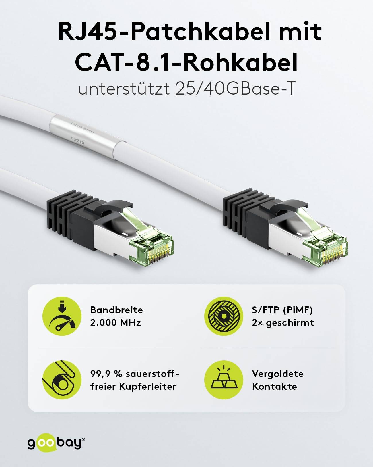 Goobay Dual USB Netzteil 65W Schnellladegerät PD, 2fach Port 1x USB-C &amp; 1x USB-A, Mini GaN Adapter, Schwarz
