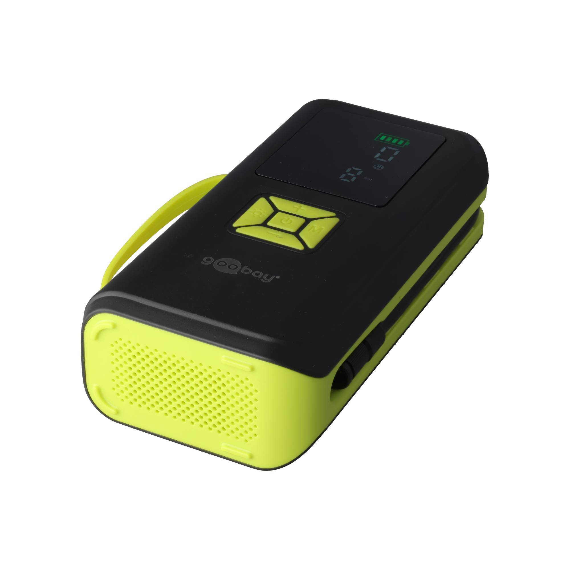 goobay Akku-Kompressor 10 bar 150 PSI 2000mAh USB-C