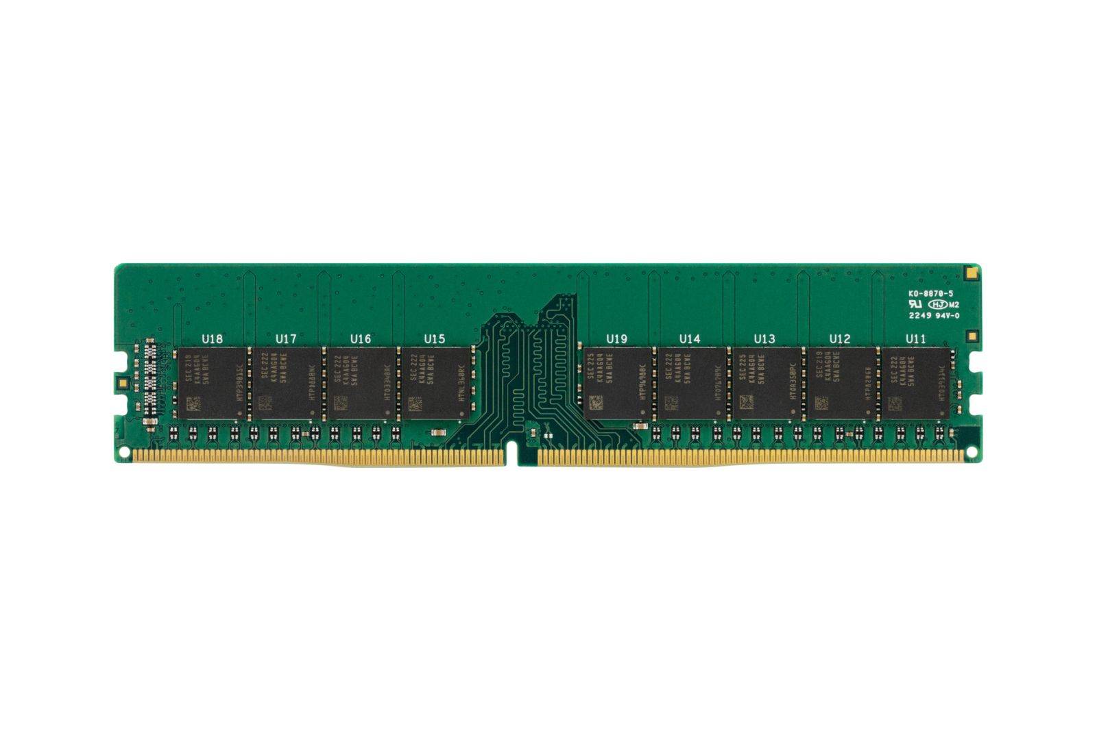 32GB 3200MHz ECC UDIMM W-MEM3200E4D832G, 32 GB, 1 x 32 GB, DDR4, 3200 MHz, 288-p