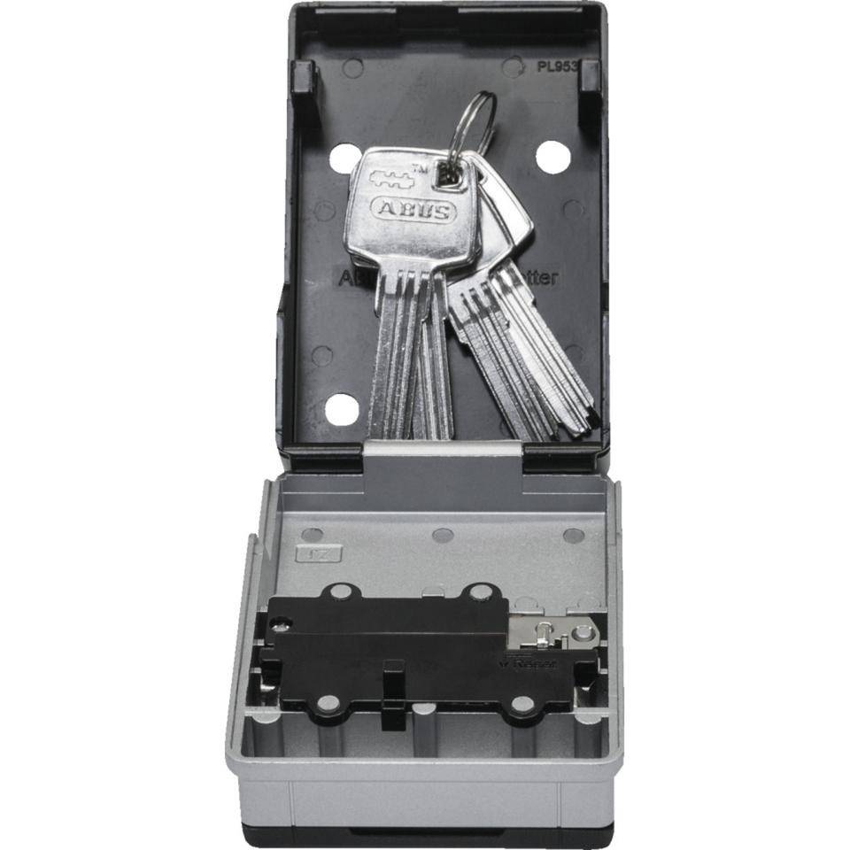 ABUS Schlüsselbox mit Zahlenschloss KeyGarage MIni 727 grau