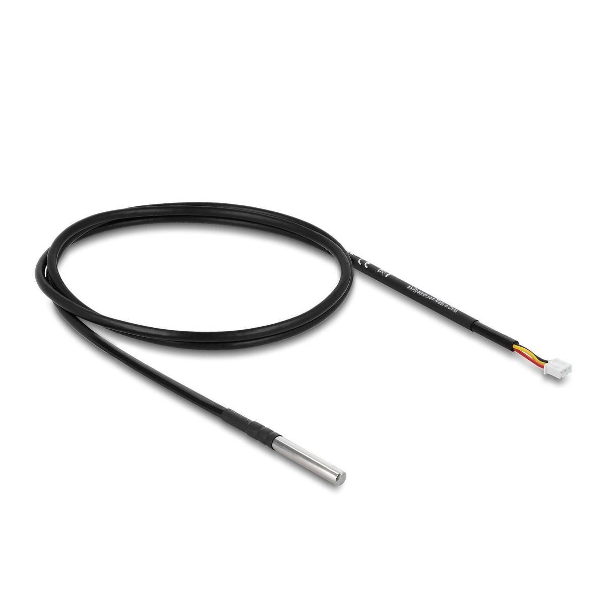 DELOCK Temperaturfühler-Kab mit 3Pin Pfostenbu DS18B20 1m