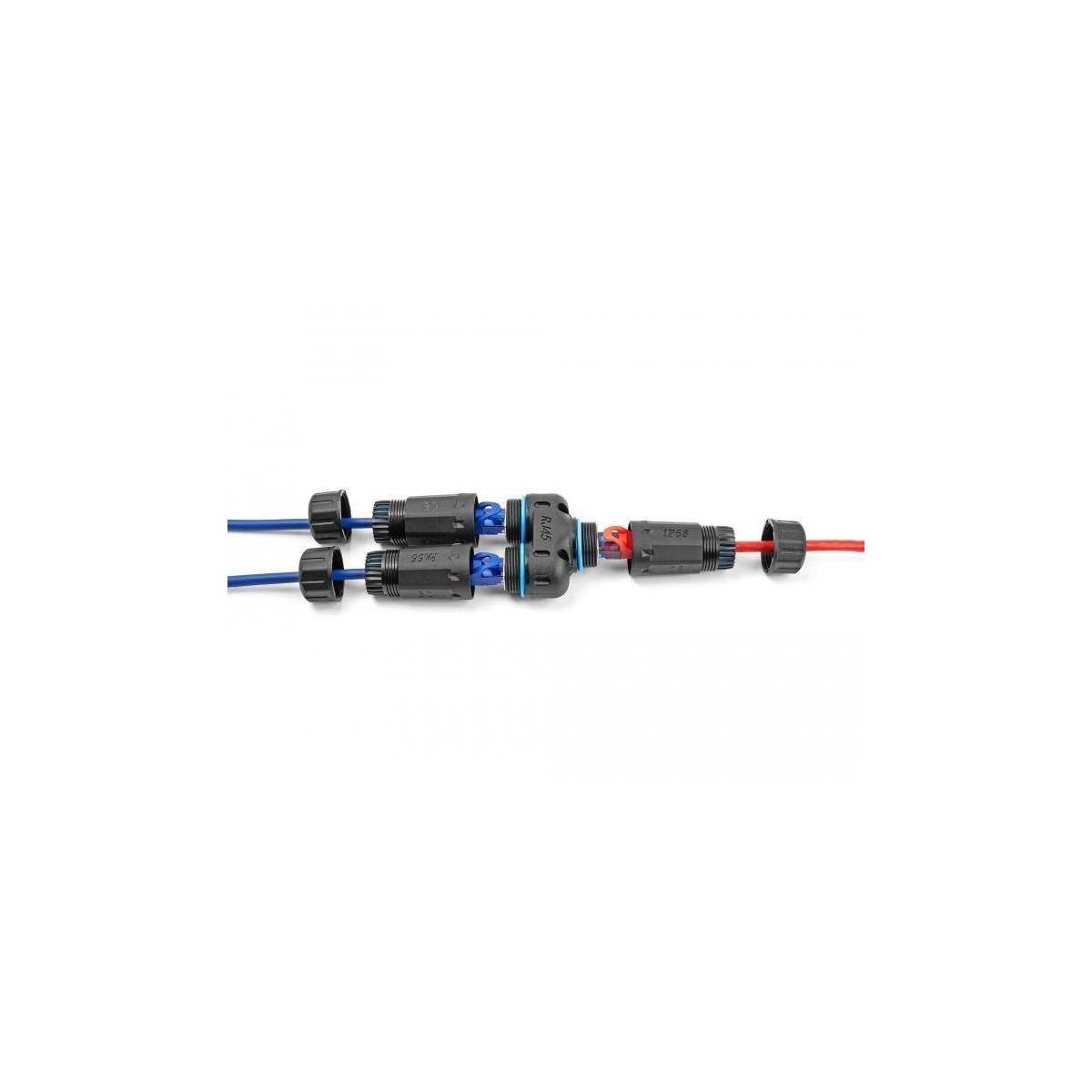 RJ45 Kabelverbinder 2-fach Cat.6A...