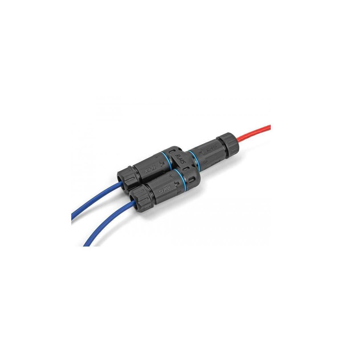 RJ45 Kabelverbinder 2-fach Cat.6A...