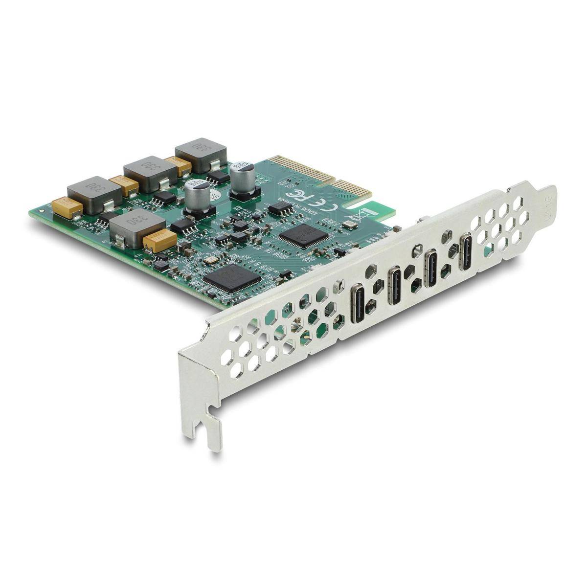 Delock Serieller Adapter - PCIe 3.0 x4 Low-Profile