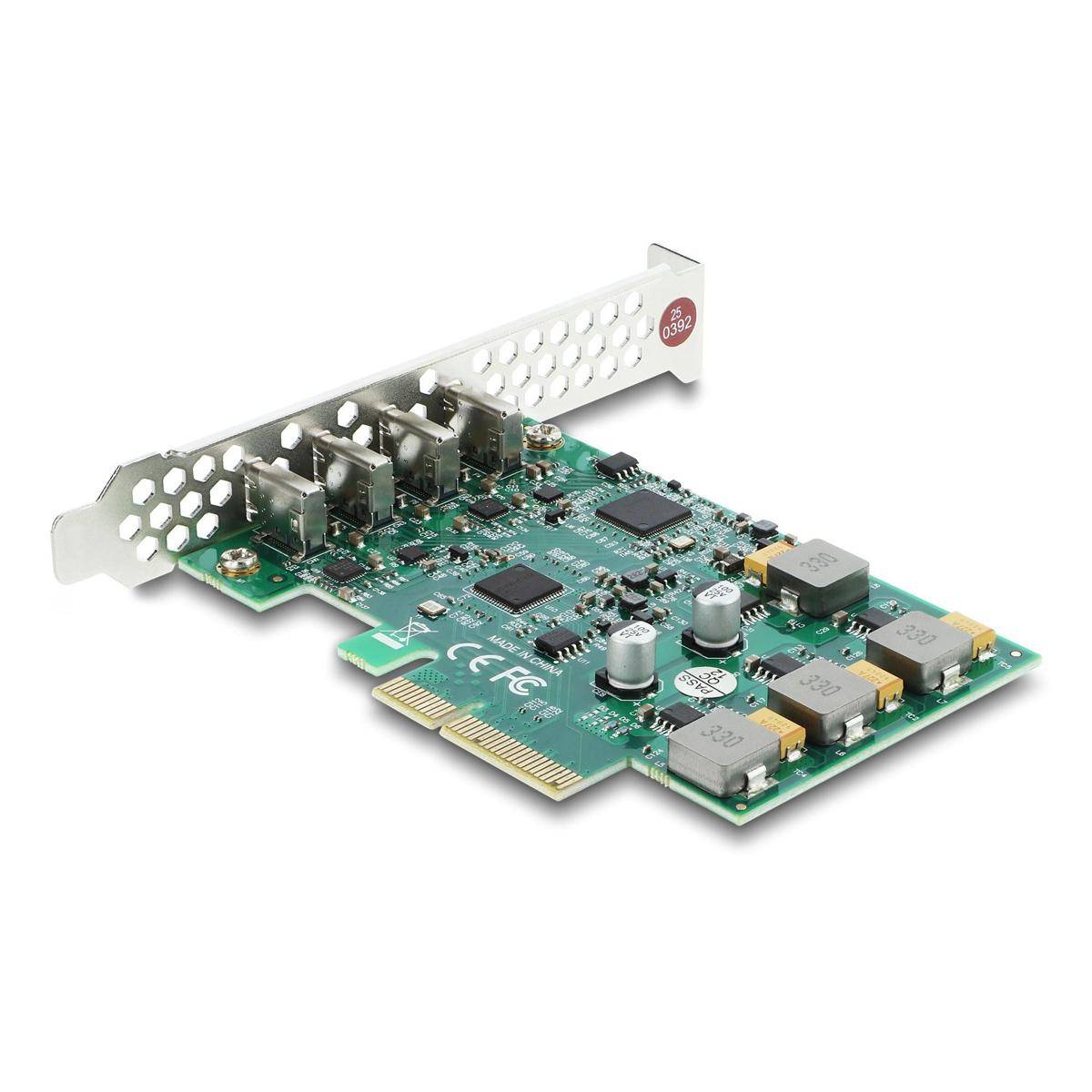 Delock Serieller Adapter - PCIe 3.0 x4 Low-Profile