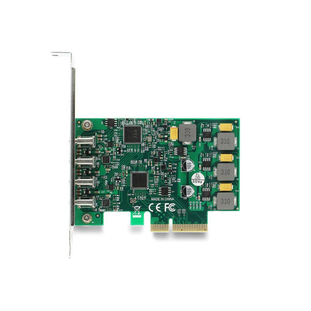Delock Serieller Adapter - PCIe 3.0 x4 Low-Profile