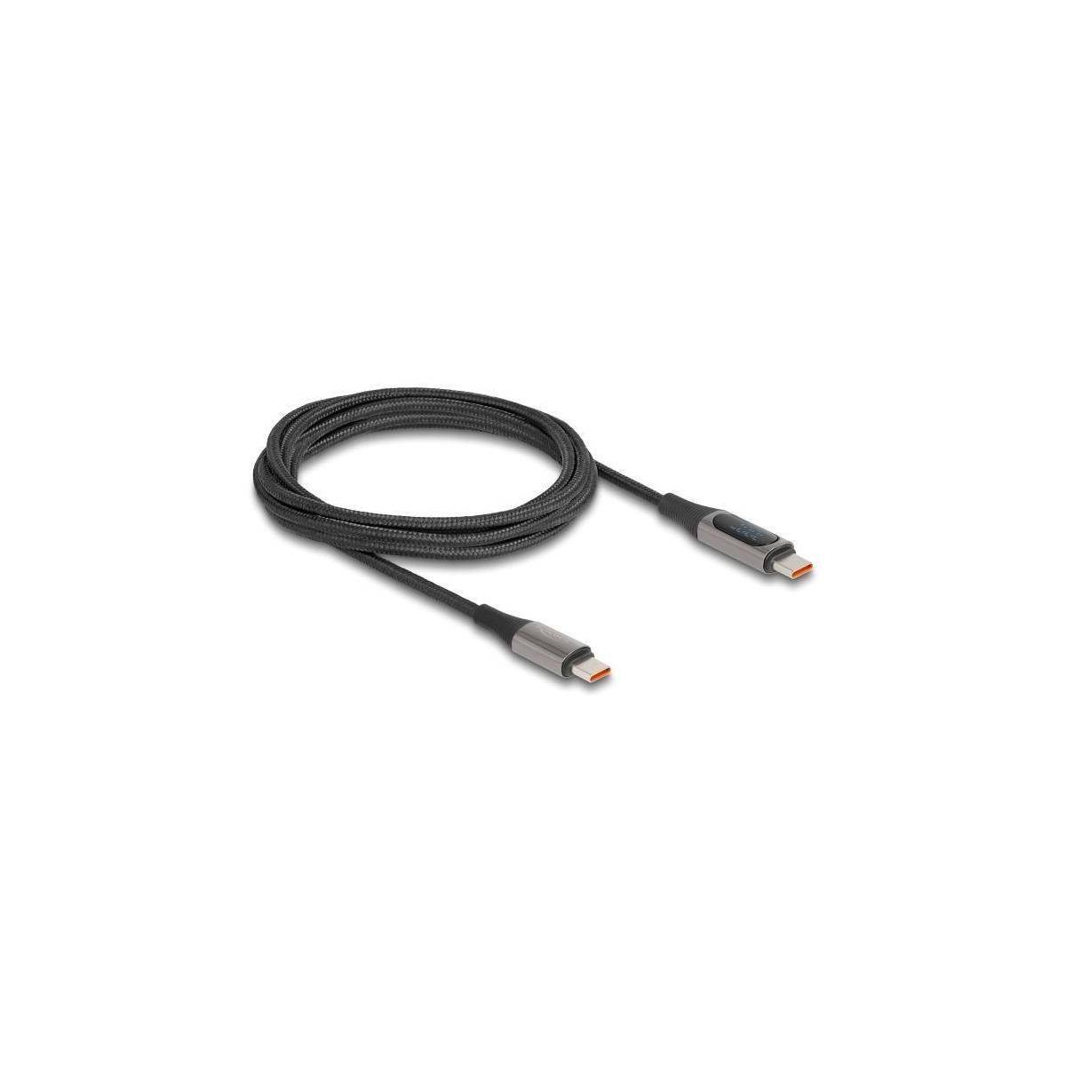 Delock USB-Kabel - 24 pin USB-C (M) zu 24 pin USB-C (M) - with power indication