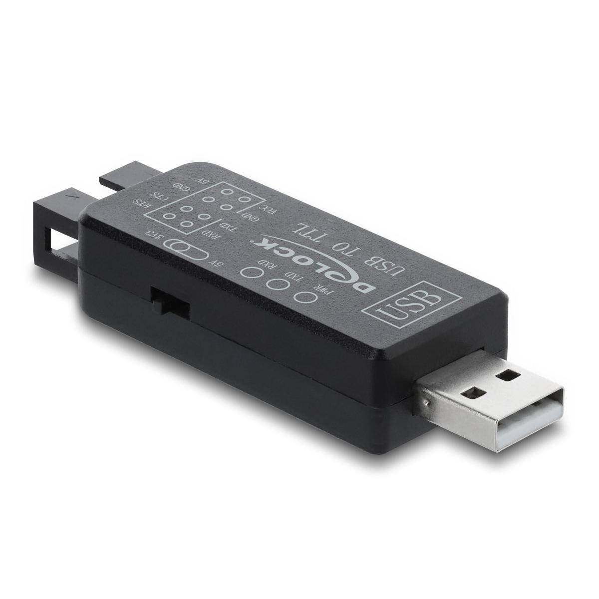 DELOCK UART Konverter USB 2.0 > TTL 5V Pfostenstecker 30cm