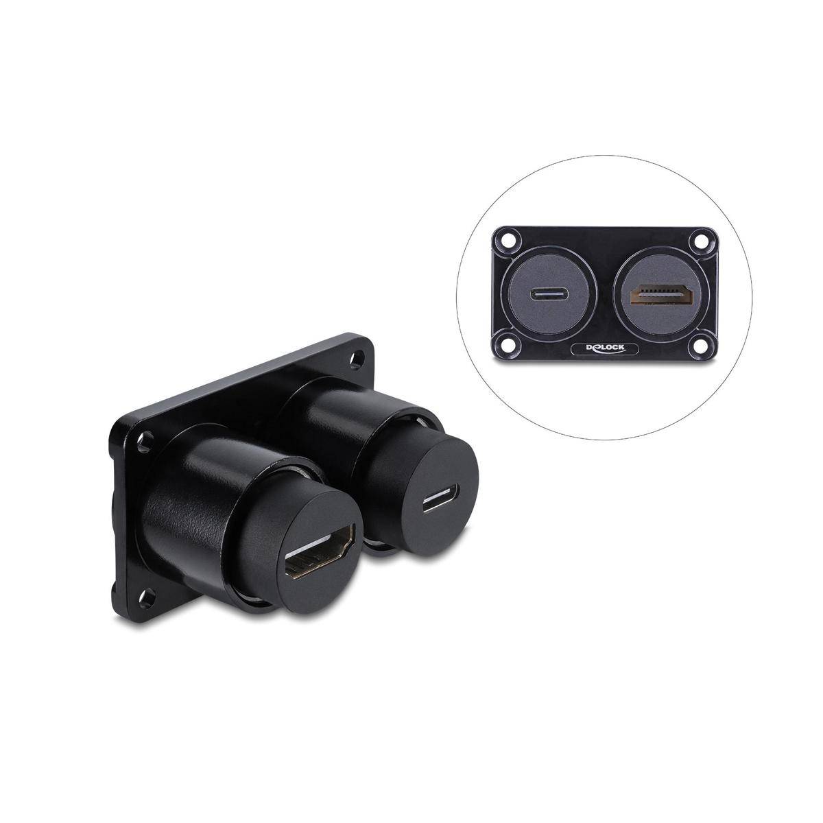 Delock Einrastmodul - built-in, 10 Gbps, PD 100 W, 4K