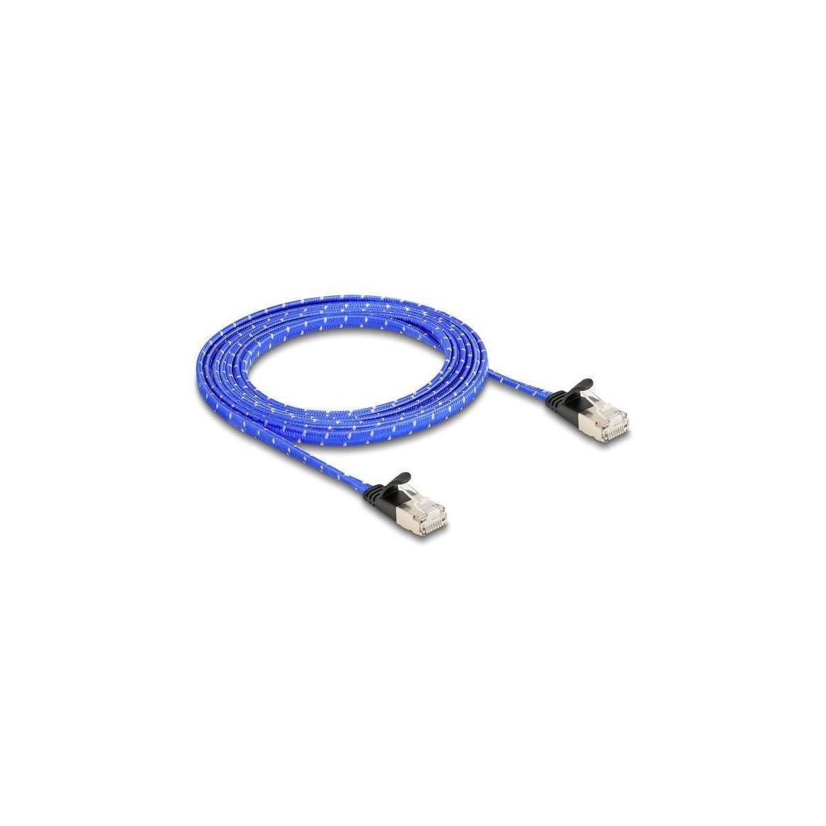 Delock Netzwerkkabel - RJ-45 (M) zu RJ-45 (M) - 2 m - U/FTP - CAT 6a - ohne Hake