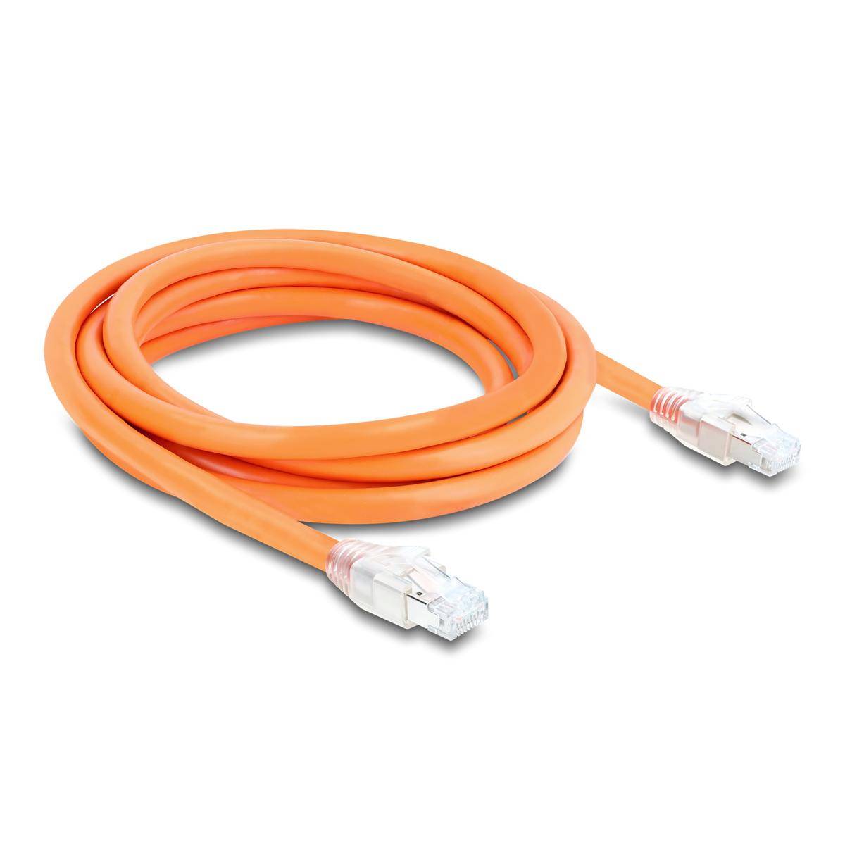 81181 - Patchkabel Cat.8.1, S/FTP, 2m, orange