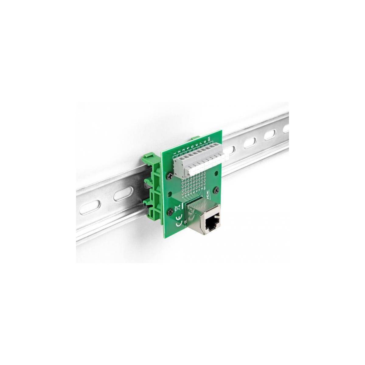 RJ45 Buchse zu Terminalblock gewinkelt...