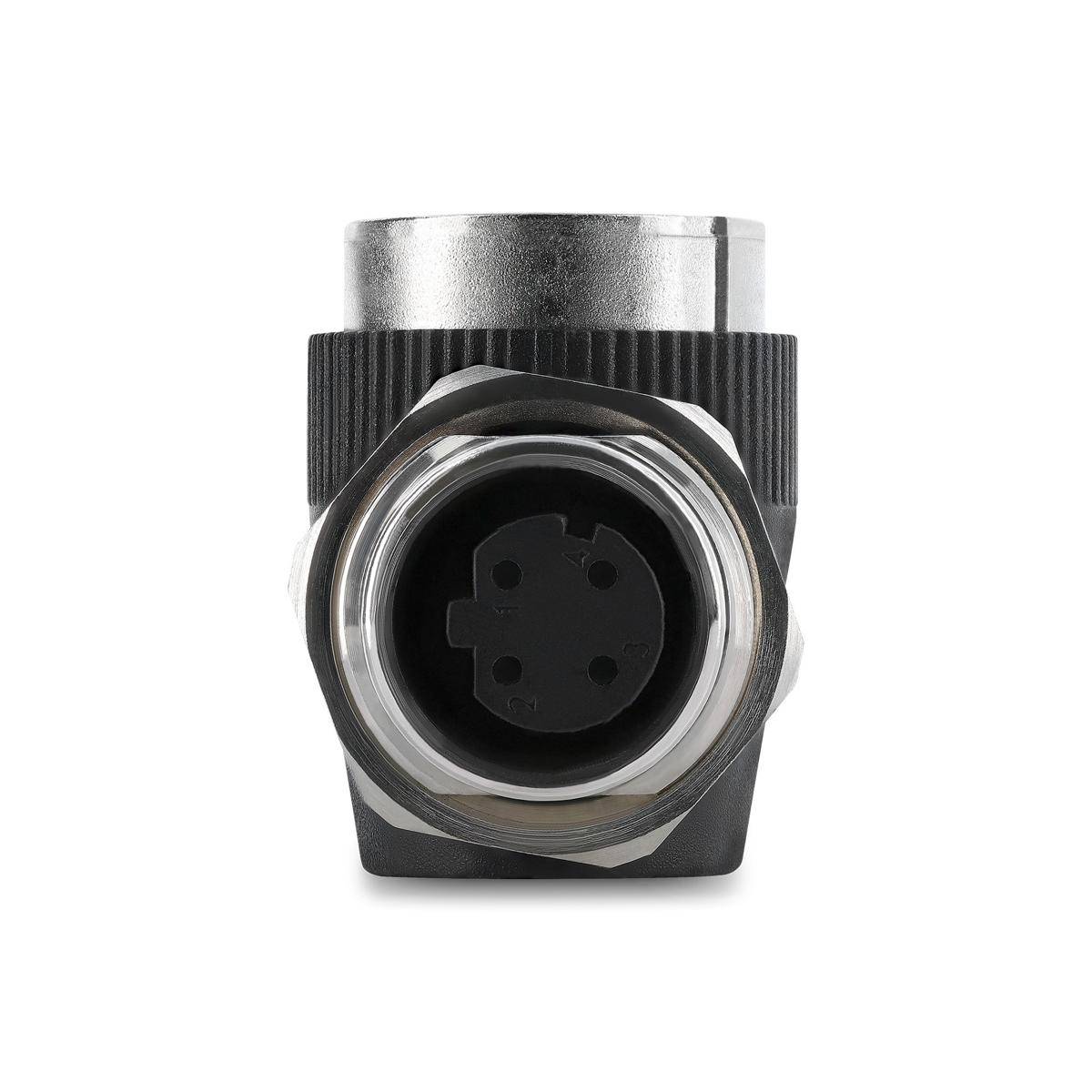 DELOCK M12 Adapter D-kodiert 4 Pin Bu zu RJ45 Bu gewinkelt