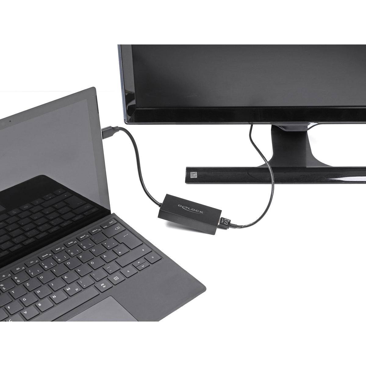 Delock Adapter USB Typ-A Stecker zu HDMI Buchse 4K