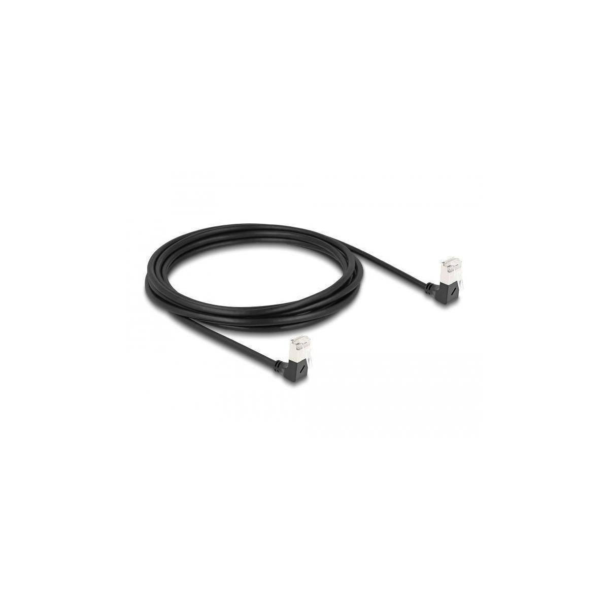 Delock Patch-Kabel - RJ-45 (M) nach unten abgewinkelt zu RJ-45 (M)