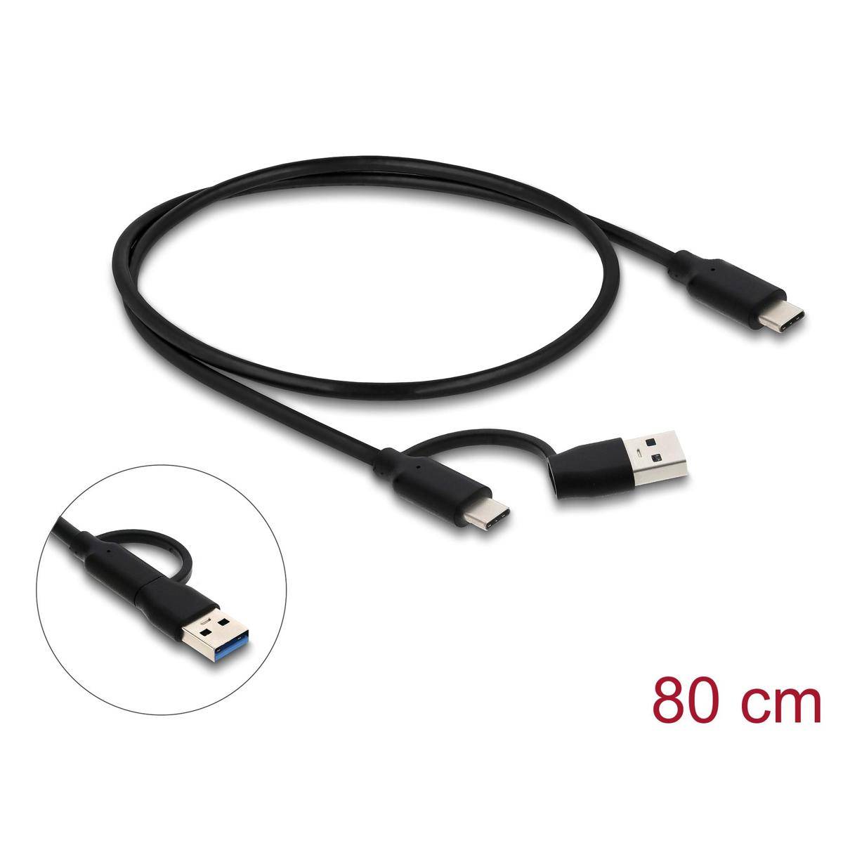 USB 10 Gbps Hub mit 3 USB-C und 4 USB-A...