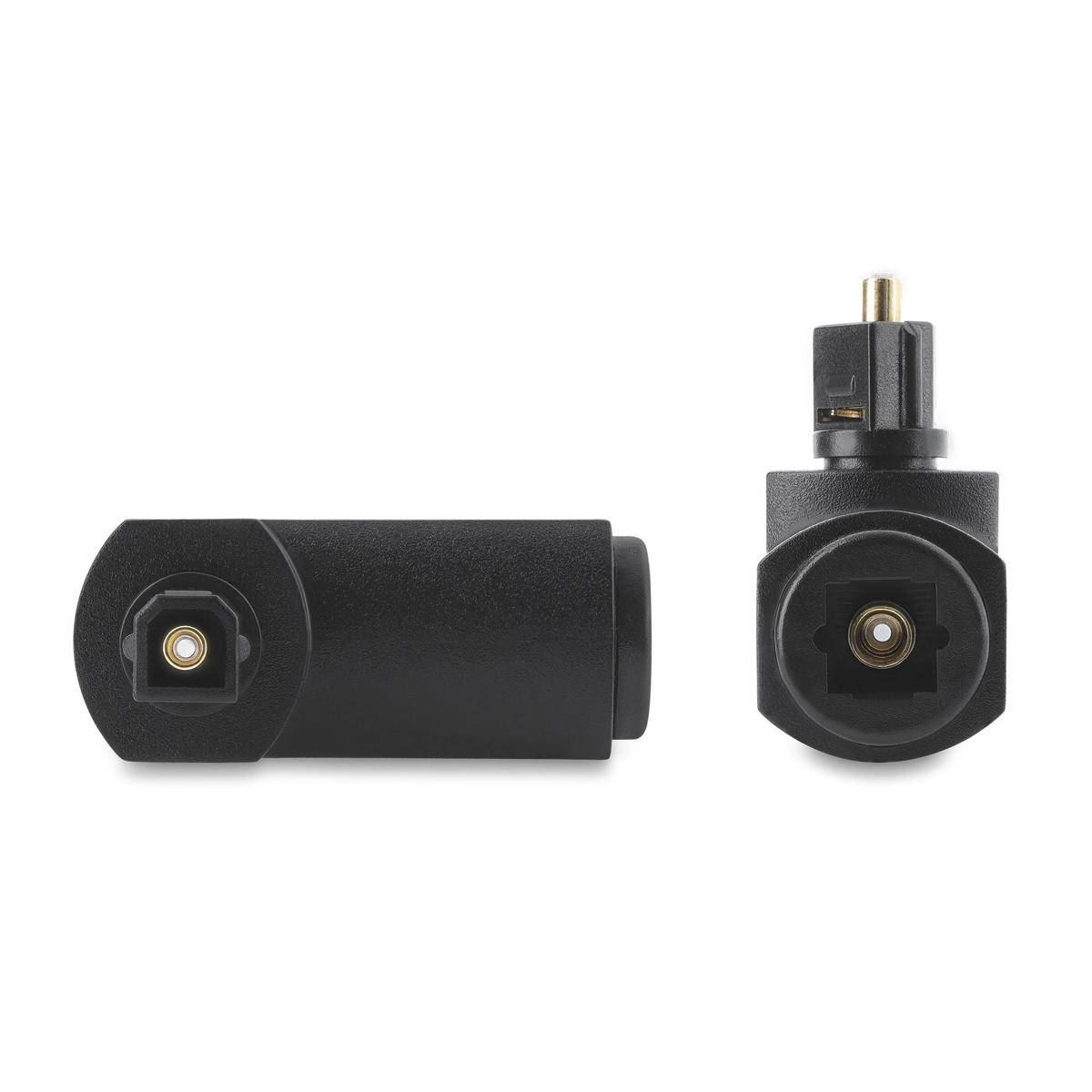 Delock TOSLINK Adapter St auf Bu 90Â° gewinkelt 360Â° drehbar - Adapter