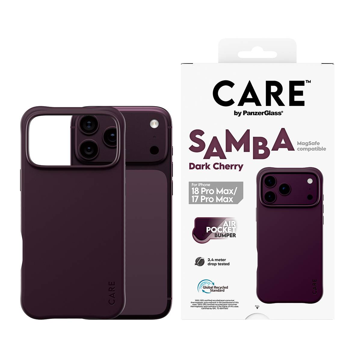 PanzerGlass PGC Samba Case Deep Purple MagSafe iPhon