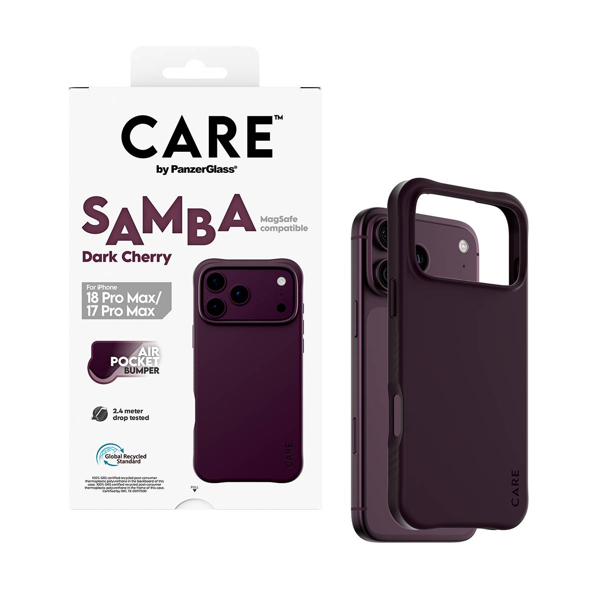 PanzerGlass PGC Samba Case Deep Purple MagSafe iPhon
