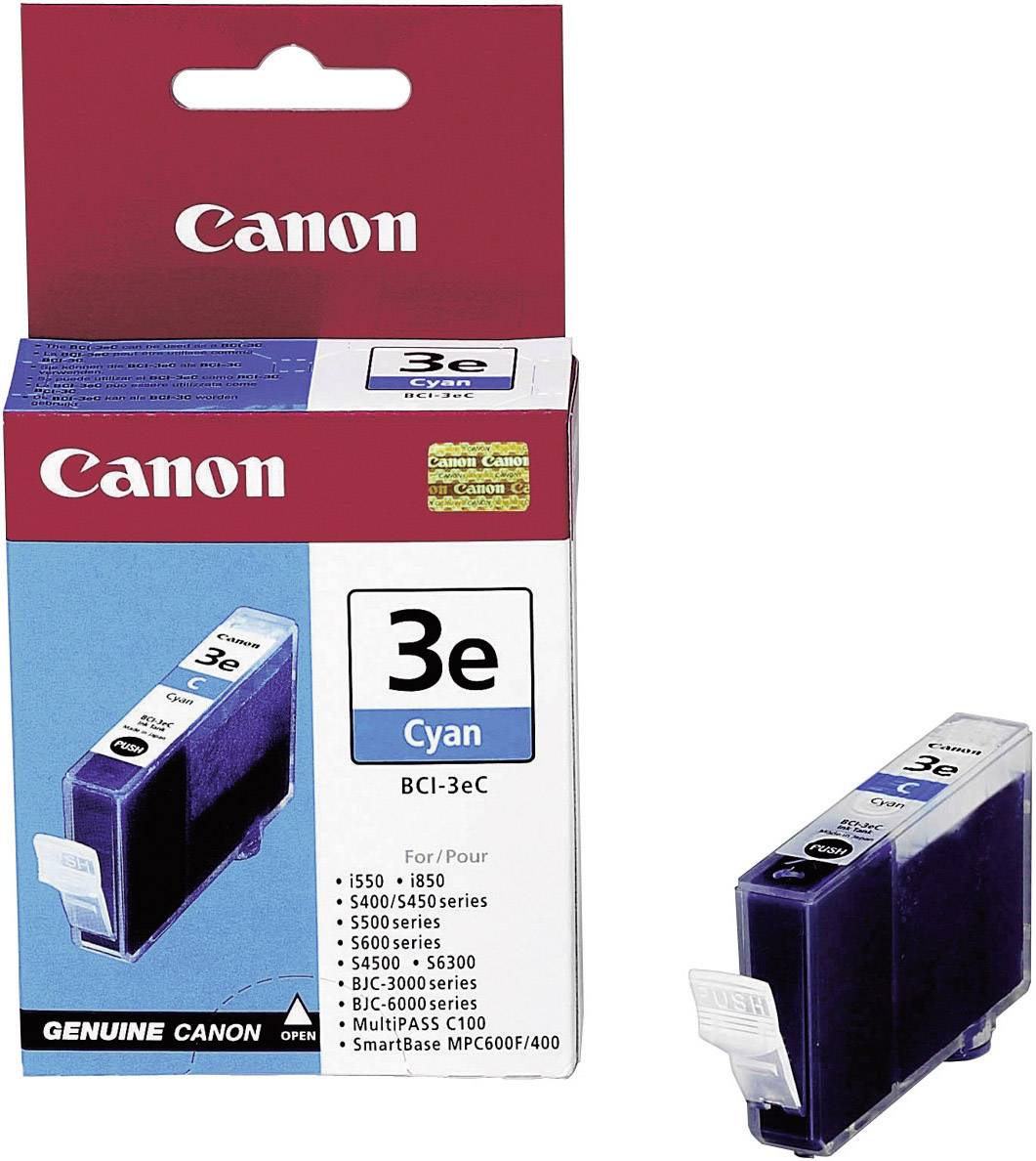 Canon Druckerpatrone BCI-3eC Original Cyan 4480A002