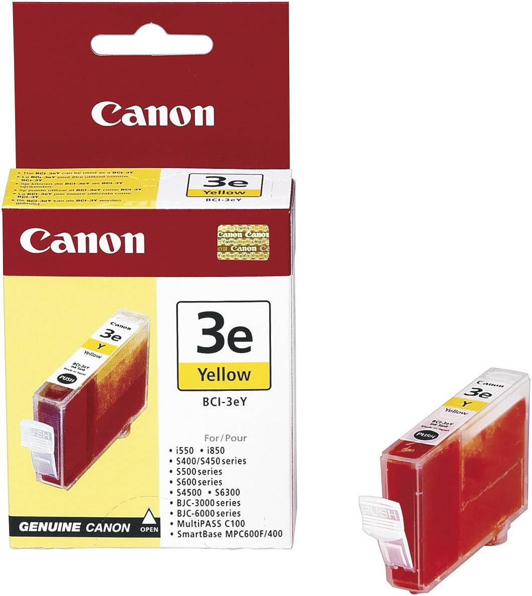 Canon Druckerpatrone BCI-3eY Original Gelb 4482A002