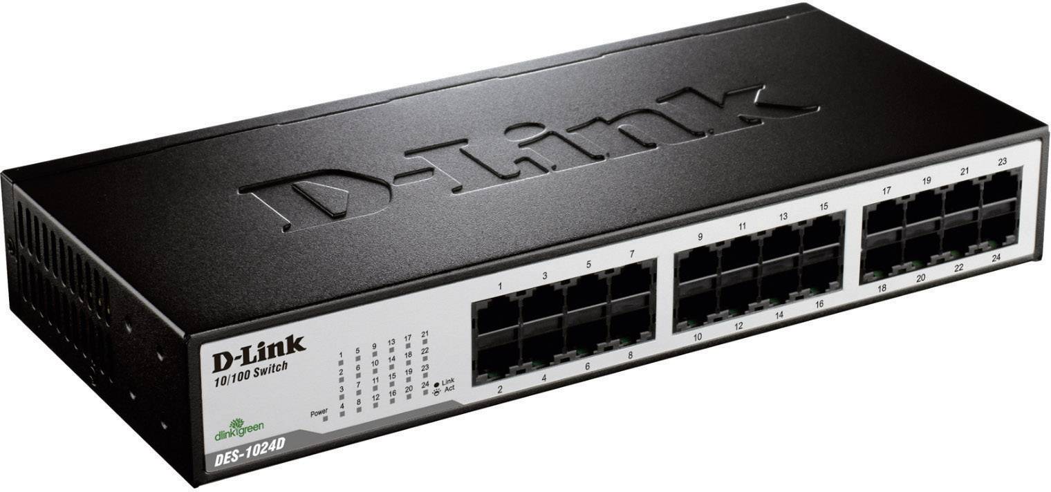 D-Link DES-1024D Netzwerk Switch DES-1024D 24 Port 100 MBit/s