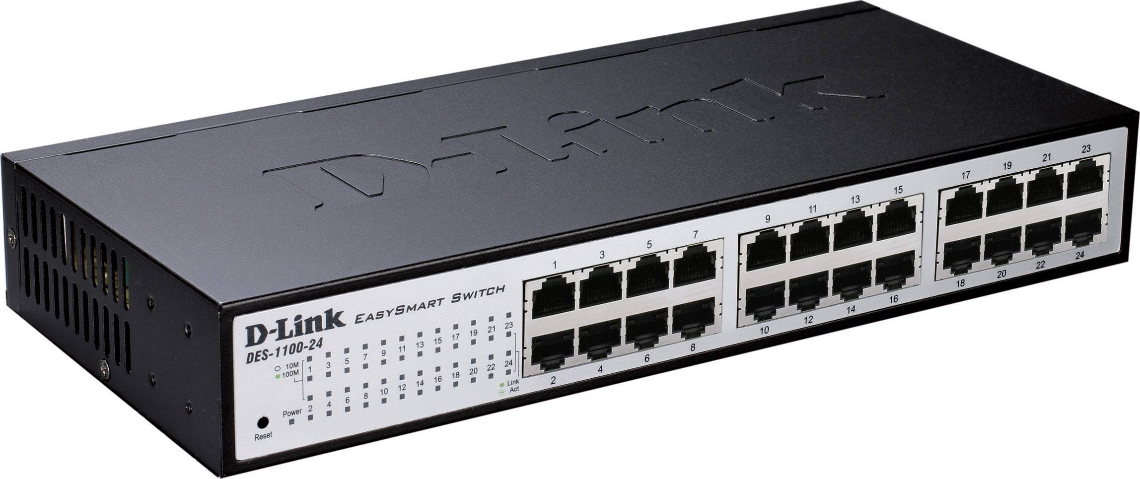 D-Link DGS-1100-24 Netzwerk Switch 24 Port 1 GBit/s