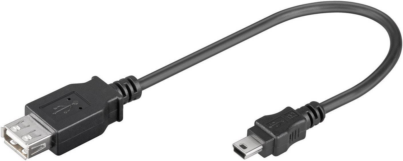 Goobay USB-Kabel 0.20 m Schwarz 95006
