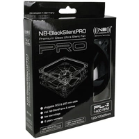 NoiseBlocker BlackSilent Pro PC-Gehäuse-Lüfter Schwarz (B x H x T) 120 x 120 x 25mm NoiseBlocker BlackSilent Pro PC-Gehäuse-Lüfter Schwarz (B x H x T) 120 x 120 x 25mm
