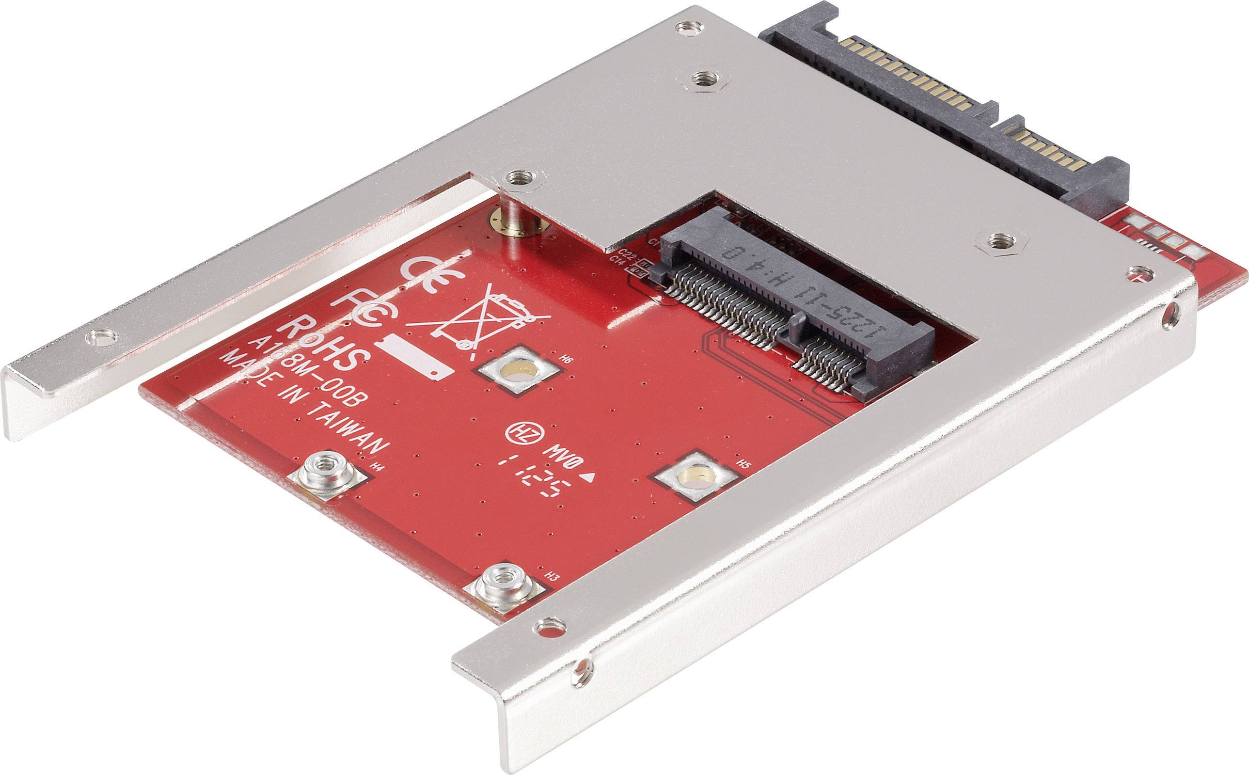Renkforce Schnittstellen-Konverter [1x SATA-Kombi-Stecker 7+15pol. - 1x mSATA-Buchse]