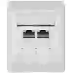 Telegärtner Netzwerkdose Aufputz CAT 6a 2 Port Alpinweiß Telegärtner Netzwerkdose Aufputz CAT 6a 2 Port Alpinweiß
