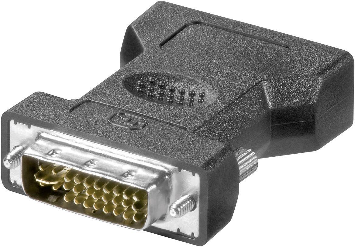 Goobay DVI / VGA Adapter [1x DVI-Stecker 24+5pol. - 1x VGA-Buchse] Schwarz