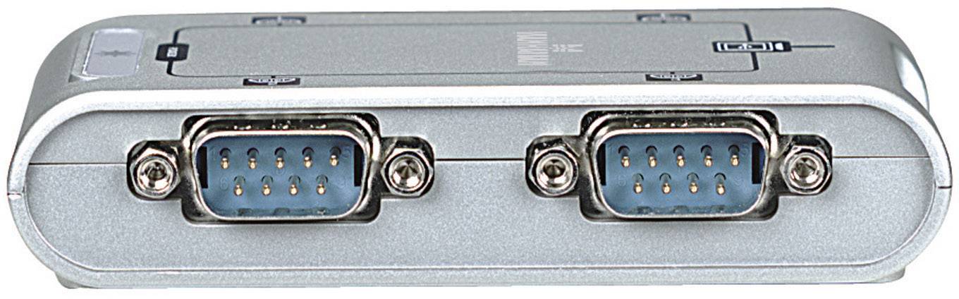 Manhattan USB 2.0 Adapter [4x D-SUB-Stecker 9pol. - 1x USB 2.0 Buchse B] 151047 45.00 cm