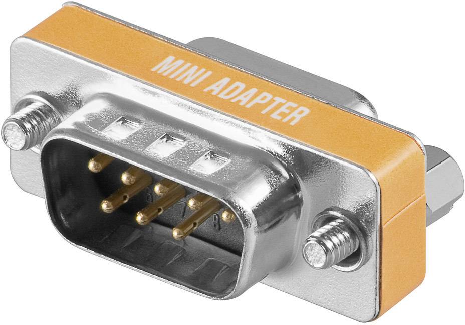Goobay Seriell Adapter [1x D-SUB-Stecker 8pol. - 1x D-SUB-Buchse 9pol.] 0.00m Orange