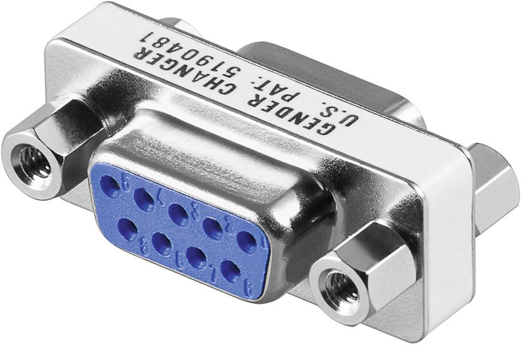 Goobay Seriell Adapter [1x D-SUB-Buchse 9pol. - 1x D-SUB-Buchse 9pol.] Weiß